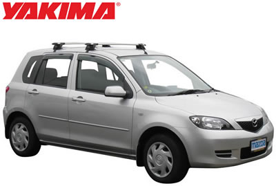 Mazda 2 Yakima roof racks